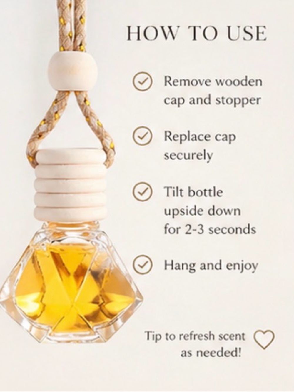 Sacred Journey Car Diffuser | Lavender Vanilla - Picture 2 of 7